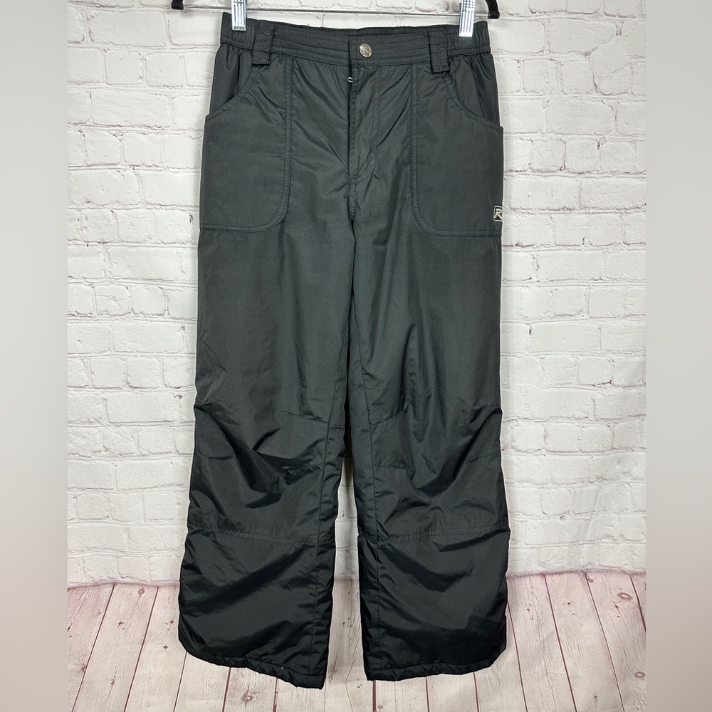 RWay‎ black snow ski outdoor insulated pants sz XL 14-16